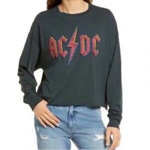 Daydreamer | ACDC Graphic Crop Long Sleeve Tee